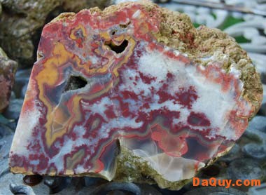 tennessee paint rock agate Đá Mã Não (Agate) và đặc tính, tác dụng chữa bệnh (theo dân gian)